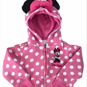 Minnie Mouse Disneyland Park Zip Up Sweater 3T
